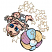 C1: Diaper, Eyes & Ball---White(Isacord 40 #1002)&#13;&#10;C2: Ball & Shading---River Mist(Isacord 40 #1248)&#13;&#10;C3: Ball---Frosted Plum(Isacord 40 #1080)&#13;&#10;C4: Ball---Parchment(Isacord 40 #1066)&#13;&#10;C5: Baby---Shrimp Pink(Isacord 40 #101