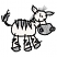 C1: Zebra---Muslin(Isacord 40 #1082)&#13;&#10;C2: Stripes---Leadville(Isacord 40 #1220)&#13;&#10;C3: Outline---Black(Isacord 40 #1234)
