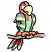 C1: Face---Muslin(Isacord 40 #1082)&#13;&#10;C2: Chest & Tail---Limedrop - neon(Isacord 40 #1510)&#13;&#10;C3: Beak & Wing Stripes---Sun - neon(Isacord 40 #1187)&#13;&#10;C4: Head & Tail---Poppy(Isacord 40 #1037)&#13;&#10;C5: Wings---Swiss Ivy(Isacord 40