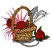 C1: Shadow---Dolphin(Isacord 40 #1219)&#13;&#10;C2: Tool Handles---Redwood(Isacord 40 #1057)&#13;&#10;C3: Tools---Silver(Isacord 40 #1236)&#13;&#10;C4: Basket---Golden Grain(Isacord 40 #1126)&#13;&#10;C5: Highlights---Oat(Isacord 40 #1127)&#13;&#10;C6: Le