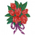 C1: Leaves---Lima Bean(Isacord 40 #1177)&#13;&#10;C2: Leaves Shading---Swiss Ivy(Isacord 40 #1079)&#13;&#10;C3: Ribbon---Orchid(Isacord 40 #1255)&#13;&#10;C4: Ribbon Highlights---Cachet(Isacord 40 #1080)&#13;&#10;C5: Flowers---Dusty Mauve(Isacord 40 #1119