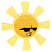 C1: Rays---Buttercup(Isacord 40 #1135)&#13;&#10;C2: Center---Papaya(Isacord 40 #1024)&#13;&#10;C3: Teeth---White(Isacord 40 #1002)&#13;&#10;C4: Glasses & Features---Black(Isacord 40 #1234)
