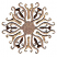 C1: Center---Flax(Isacord 40 #1055)&#13;&#10;C2: Accent---Golden Grain(Isacord 40 #1126)&#13;&#10;C3: Accent---Yellow Metallic(Yenmet/ Isamet #7007)