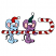 C1: Candy Cane---Winterberry(Isacord 40 #1035)&#13;&#10;C2: Hat---Poinsettia(Isacord 40 #1147)&#13;&#10;C3: Mouse 1---River Mist(Isacord 40 #1248)&#13;&#10;C4: Hat---Evergreen(Isacord 40 #1208)&#13;&#10;C5: Mouse 2---Wild Iris(Isacord 40 #1032)&#13;&#10;C
