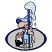 C1: Background---Fieldstone(Isacord 40 #1236)&#13;&#10;C2: Oval Outline---Light Midnight(Isacord 40 #1197)&#13;&#10;C3: Shoes, Shirt & Mop---White(Isacord 40 #1002)&#13;&#10;C4: Hat, Coveralls & Detail---Oxford(Isacord 40 #1222)&#13;&#10;C5: Skin---Twine(