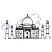 C1: Clouds---Cadet Blue(Isacord 40 #1226)&#13;&#10;C2: Taj Mahal---Black(Isacord 40 #1234)
