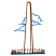 C1: Clouds---Tropical Blue(Isacord 40 #1534)&#13;&#10;C2: Monument---Bark(Isacord 40 #1186)&#13;&#10;C3: Grass---Green(Isacord 40 #1503)&#13;&#10;C4: Flags---Wildfire(Isacord 40 #1147)&#13;&#10;C5: Poles---Black(Isacord 40 #1234)