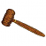 C1: Gavel---Golden Grain(Isacord 40 #1126)&#13;&#10;C2: Highlights---Nutmeg(Isacord 40 #1056)&#13;&#10;C3: Outlines---Chocolate(Isacord 40 #1059)&#13;&#10;C4: Band---Yellow Metallic(Yenmet/ Isamet #7007)