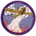C1: Oval---White(Isacord 40 #1002)&#13;&#10;C2: Sky---Nordic Blue(Isacord 40 #1076)&#13;&#10;C3: Plane---Army Drab(Isacord 40 #1209)&#13;&#10;C4: Flames---Geranium(Isacord 40 #1039)&#13;&#10;C5: Flame Edges---Goldenrod(Isacord 40 #1137)&#13;&#10;C6: Smoke