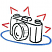 C1: Base---Nordic Blue(Isacord 40 #1076)&#13;&#10;C2: Camera---Black(Isacord 40 #1234)&#13;&#10;C3: Jags---Poppy(Isacord 40 #1037)