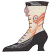 C1: Boot Bottom & Top---Charcoal(Isacord 40 #1234)&#13;&#10;C2: Boot Center---Muslin(Isacord 40 #1082)&#13;&#10;C3: Swirls---Shrimp(Isacord 40 #1258)&#13;&#10;C4: Swirls---Melon(Isacord 40 #1259)&#13;&#10;C5: Outline & Shading---Black(Isacord 40 #1234)&#1