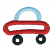 C1: Hood---River Mist(Isacord 40 #1248)&#13;&#10;C2: Body---Wildfire(Isacord 40 #1147)&#13;&#10;C3: Wheels---Black(Isacord 40 #1234)