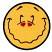 C1: Face---Canary(Isacord 40 #1124)&#13;&#10;C2: Outline---Black(Isacord 40 #1234)&#13;&#10;C3: Hearts---Poinsettia(Isacord 40 #1147)