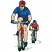 C1: Tires & Shadow---Sterling(Isacord 40 #1011)&#13;&#10;C2: Flesh---Twine(Isacord 40 #1017)&#13;&#10;C3: Flesh---Taupe(Isacord 40 #1179)&#13;&#10;C4: Bike Helmet, Shirt & Gloves---Poinsettia(Isacord 40 #1147)&#13;&#10;C5: Bike Gloves, Helmet & Shirt---Bl