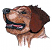 C1: Tongue---Corsage(Isacord 40 #1016)&#13;&#10;C2: Shading---Blossom(Isacord 40 #1257)&#13;&#10;C3: Teeth---Eggshell(Isacord 40 #1071)&#13;&#10;C4: Mouth & Nose---Charcoal(Isacord 40 #1234)&#13;&#10;C5: Dog---Meringue(Isacord 40 #1017)&#13;&#10;C6: Highl