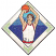 C1: Background---Crystal Blue(Isacord 40 #1249)&#13;&#10;C2: Background---Nordic Blue(Isacord 40 #1076)&#13;&#10;C3: Stripes---Poinsettia(Isacord 40 #1147)&#13;&#10;C4: Basketball Shadow---Fox Fire(Isacord 40 #1184)&#13;&#10;C5: Basketball---Pumpkin(Isaco