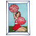 C1: Bkgrd.---Crystal Blue(Isacord 40 #1249)&#13;&#10;C2: Back  Outline---Nordic Blue(Isacord 40 #1076)&#13;&#10;C3: Grass---Lime(Isacord 40 #1176)&#13;&#10;C4: Flesh---Twine(Isacord 40 #1017)&#13;&#10;C5: Hair---Bark(Isacord 40 #1186)&#13;&#10;C6: Shirt--