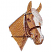 C1: Horse---Honey Gold(Isacord 40 #1025)&#13;&#10;C2: Overlay---Toffee(Isacord 40 #1126)&#13;&#10;C3: Mane, Tail & Blaze---Eggshell(Isacord 40 #1071)&#13;&#10;C4: Shading---Pecan(Isacord 40 #1128)&#13;&#10;C5: Tack---Umber(Isacord 40 #1173)&#13;&#10;C6: B