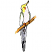 C1: Cockatiel---White(Isacord 40 #1002)&#13;&#10;C2: Head Shading---Yellow(Isacord 40 #1187)&#13;&#10;C3: Chest Shading---Fieldstone(Isacord 40 #1236)&#13;&#10;C4: Tail Feather Shading---Steel(Isacord 40 #1166)&#13;&#10;C5: Wings---Moss Green(Isacord 40 #