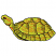 C1: Turtle---Seaweed(Isacord 40 #1209)&#13;&#10;C2: Coloration---Clay(Isacord 40 #1021)&#13;&#10;C3: Shading---Moss(Isacord 40 #1156)&#13;&#10;C4: Features & Outline---Black(Isacord 40 #1234)