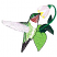 C1: Flower Centers---Buttercup(Isacord 40 #1135)&#13;&#10;C2: Bird¡¯s Body---White(Isacord 40 #1002)&#13;&#10;C3: Accent Wings---Sterling(Isacord 40 #1011)&#13;&#10;C4: Flower---White(Isacord 40 #1002)&#13;&#10;C5: Shade & Outline Flower---Fieldstone(Isac