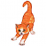C1: Eyes---Yellow Bird(Isacord 40 #1124)&#13;&#10;C2: Paws & Face---Muslin(Isacord 40 #1082)&#13;&#10;C3: Accent---Shrimp(Isacord 40 #1258)&#13;&#10;C4: Accent---Salmon(Isacord 40 #1259)&#13;&#10;C5: Nose---Heather Pink(Isacord 40 #1117)&#13;&#10;C6: Body
