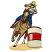 C1: Hat---Yellow Bird(Isacord 40 #1124)&#13;&#10;C2: Face---Twine(Isacord 40 #1017)&#13;&#10;C3: Hair  & Ground---Toffee(Isacord 40 #1126)&#13;&#10;C4: Barrel---Muslin(Isacord 40 #1082)&#13;&#10;C5: Shirt---Soft Pink(Isacord 40 #1224)&#13;&#10;C6: Jeans--