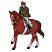 C1: Horse---Date(Isacord 40 #1216)&#13;&#10;C2: Horse Highlights---Melon(Isacord 40 #1259)&#13;&#10;C3: Horse Shading & Tail---Fox(Isacord 40 #1186)&#13;&#10;C4: Blaze, Stockings, & Blanket---Eggshell(Isacord 40 #1071)&#13;&#10;C5: Pants & Shirt---Parchme