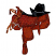 C1: Hat Band---White(Isacord 40 #1002)&#13;&#10;C2: Hat Band Shading---Sterling(Isacord 40 #1011)&#13;&#10;C3: Inside Saddle---Old Gold(Isacord 40 #1055)&#13;&#10;C4: Hat & Top of Saddle---Black(Isacord 40 #1234)&#13;&#10;C5: Hat & Top of Saddle Highlight