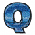 C1: Letter---Cerulean(Isacord 40 #1534)&#13;&#10;C2: Shading---Purple Metallic(Yenmet/ Isamet #7050)&#13;&#10;C3: Dark Shading---Lilac Metallic(Yenmet/ Isamet #7012)&#13;&#10;C4: Highlights---Aqua Marine Metallic(Yenmet/ Isamet #7053)&#13;&#10;C5: Lightes
