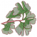 C1: Stem---Ivory(Isacord 40 #1149)&#13;&#10;C2: Leaves---Jalapeno(Isacord 40 #1104)&#13;&#10;C3: Leaf Shading---Erin Green(Isacord 40 #1510)&#13;&#10;C4: Leaf  Outlines---Flax(Isacord 40 #1055)