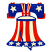 C1: Stripes, Rope Outlines, & Support Details---Wildfire(Isacord 40 #1147)&#13;&#10;C2: Bell Bottom, Support Beam, & Outlines of Clapper & Bell Top---Sapphire(Isacord 40 #1535)&#13;&#10;C3: Stars, Stripes, Clapper, & Bell Top---Vanilla(Isacord 40 #1022)&#