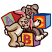C1: Belly, Tail, Hands & Feet---Muslin(Isacord 40 #1082)&#13;&#10;C2: Bunny---Ivory(Isacord 40 #1149)&#13;&#10;C3: Bunny Shading---Palomino(Isacord 40 #1070)&#13;&#10;C4: Bear---Taupe(Isacord 40 #1179)&#13;&#10;C5: Bear Shading---Pine Bark(Isacord 40 #117
