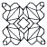 C1: One Color Design---Black(Isacord 40 #1234)
