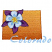 C1: State---Lemon(Isacord 40 #1167)&#13;&#10;C2: State Shading & Outlines---Date(Isacord 40 #1216)&#13;&#10;C3: Flower---Orchid(Isacord 40 #1255)&#13;&#10;C4: Outlines & Shading on Outer Petals---Heraldic(Isacord 40 #1195)&#13;&#10;C5: Inner Petals---Ice