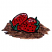 C1: Wood---Toffee(Isacord 40 #1126)&#13;&#10;C2: Wood Shading---Redwood(Isacord 40 #1057)&#13;&#10;C3: Wood Details---Chocolate(Isacord 40 #1059)&#13;&#10;C4: Strawberries---Poinsettia(Isacord 40 #1147)&#13;&#10;C5: Strawberry Highlights---Carnation(Isaco
