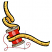 C1: Thread---White(Isacord 40 #1002)&#13;&#10;C2: Thread---Red Berry(Isacord 40 #1246)&#13;&#10;C3: Thread---Poinsettia(Isacord 40 #1147)&#13;&#10;C4: Tape Measure---Citrus(Isacord 40 #1187)&#13;&#10;C5: Tape Shading---Liberty Gold(Isacord 40 #1025)&#13;&