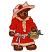 C1: Fur---Rust(Isacord 40 #1058)&#13;&#10;C2: Fur Shading---Cinnamon(Isacord 40 #1247)&#13;&#10;C3: Fur Highlights---Sisal(Isacord 40 #1055)&#13;&#10;C4: Dress & Rose---Strawberry(Isacord 40 #1257)&#13;&#10;C5: Dress Outlines & Plaids---Bordeaux(Isacord 4