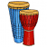 C1: Ashiko---Crystal Blue(Isacord 40 #1249)&#13;&#10;C2: Ashiko Shading---Tropical Blue(Isacord 40 #1534)&#13;&#10;C3: Ashiko Shading---Nordic Blue(Isacord 40 #1076)&#13;&#10;C4: Djembe---Poinsettia(Isacord 40 #1147)&#13;&#10;C5: Djembe Shading---Winterbe