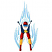 C1: Movement Lines---Crystal Blue(Isacord 40 #1249)&#13;&#10;C2: Poles---Concord(Isacord 40 #1171)&#13;&#10;C3: Helmet, Pants & Skis---Wildfire(Isacord 40 #1147)&#13;&#10;C4: Helmet, Pants & Skis Shading---Bordeaux(Isacord 40 #1035)&#13;&#10;C5: Vest---Wh