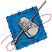 C1: Patch---Tropical Blue(Isacord 40 #1534)&#13;&#10;C2: Patch Shading---Blue(Isacord 40 #1076)&#13;&#10;C3: Patch Outlines---Dark Indigo(Isacord 40 #1043)&#13;&#10;C4: Needle & Thimble---Mystik Grey(Isacord 40 #1218)&#13;&#10;C5: Needle & Thimble Light S