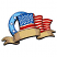 C1: Banner---Champagne(Isacord 40 #1070)&#13;&#10;C2: Banner Shading---Taupe(Isacord 40 #1179)&#13;&#10;C3: Banner Shading---Toffee(Isacord 40 #1126)&#13;&#10;C4: Banner Shading---Pine Bark(Isacord 40 #1170)&#13;&#10;C5: Stars in Circle & Stripes---White(