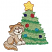 C1: Tree---Kiwi(Isacord 40 #1104)&#13;&#10;C2: Tree Shading & Outlines---Emerald(Isacord 40 #1049)&#13;&#10;C3: Star---Yellow(Isacord 40 #1187)&#13;&#10;C4: Star Outlines & Bulbs---Cardinal Metallic(Yenmet/ Isamet #7014)&#13;&#10;C5: Bulbs---Turquoise Met