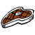 C1: Fat & Bone---White(Isacord 40 #1002)&#13;&#10;C2: Steak---Light Cocoa(Isacord 40 #1158)&#13;&#10;C3: Steak Outlines---Black(Isacord 40 #1234)