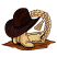 C1: Ground---Light Cocoa(Isacord 40 #1158)&#13;&#10;C2: Robe & Boots---Cornsilk(Isacord 40 #1055)&#13;&#10;C3: Rope & Boots Shading---Toffee(Isacord 40 #1126)&#13;&#10;C4: Rope Clip---Mystik Grey(Isacord 40 #1218)&#13;&#10;C5: Rope Clip Shading---River Mi