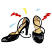 C1: Inside Soles---Cornsilk(Isacord 40 #1055)&#13;&#10;C2: Inside  Shading---Sisal(Isacord 40 #1055)&#13;&#10;C3: Shoes---Black(Isacord 40 #1234)&#13;&#10;C4: Heel Shading---Cobblestone(Isacord 40 #1219)&#13;&#10;C5: Heel Highlights---Mystik Grey(Isacord