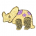 C1: Spots---Lavender(Isacord 40 #1193)&#13;&#10;C2: Body---Daffodil(Isacord 40 #1135)&#13;&#10;C3: Legs & Outlines---Marsh(Isacord 40 #1209)