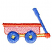 C1: Axle---Daffodil(Isacord 40 #1135)&#13;&#10;C2: Wagon---Petal Pink(Isacord 40 #1225)&#13;&#10;C3: Wagon Outline---Melon(Isacord 40 #1259)&#13;&#10;C4: Tires & Handle---Cadet Blue(Isacord 40 #1226)