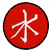 C1: Background---Poinsettia(Isacord 40 #1147)&#13;&#10;C2: Background Outlines---Black(Isacord 40 #1234)&#13;&#10;C3: Symbol---White(Isacord 40 #1002)