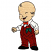 C1: Skin---Meringue(Isacord 40 #1017)&#13;&#10;C2: Shirt---White(Isacord 40 #1002)&#13;&#10;C3: Pants & Vest---Cranberry(Isacord 40 #1035)&#13;&#10;C4: Leaves---Irish Green(Isacord 40 #1101)&#13;&#10;C5: Tongue, Tie & Berries---Poppy(Isacord 40 #1037)&#13